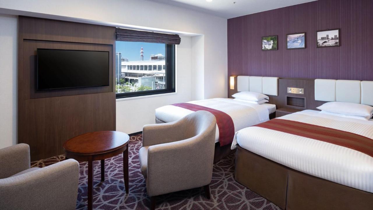 Art Hotel Niigata Station Bagian luar foto