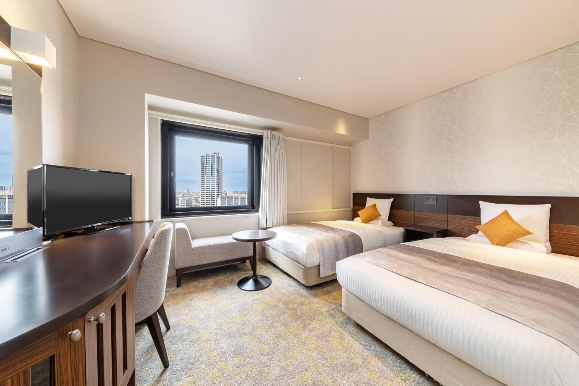 Art Hotel Niigata Station Bagian luar foto